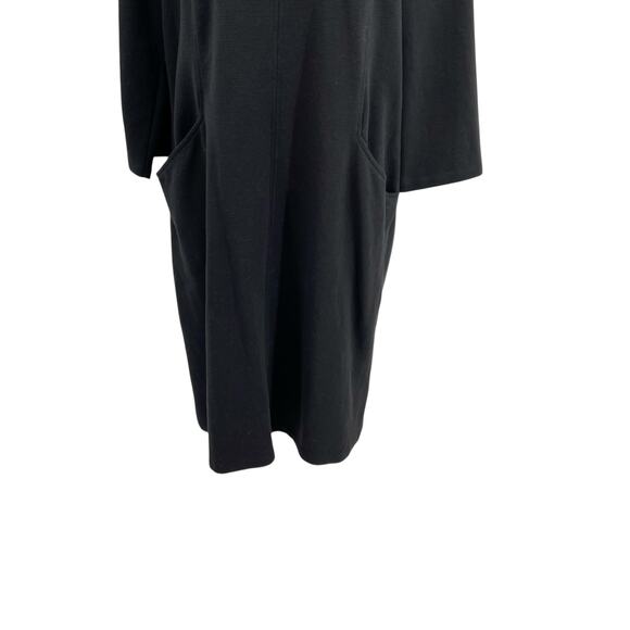 Boden Ellen Ottoman Dress Shift Pockets Black Plus Size 20 22R - Picture 5 of 11